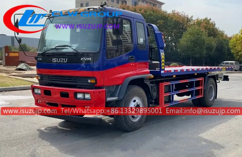 ISUZU FVR 8t-10 ton flatbed tow truck