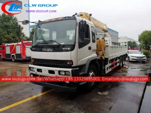 ISUZU FVZ 14mt hydraulic boom crane truck