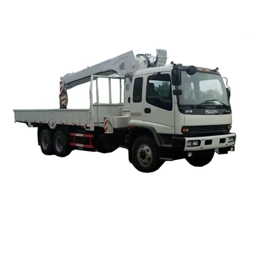 ISUZU FVZ 16t grúa hidráulica sobre camión con pluma telescópica con taladro de barrena