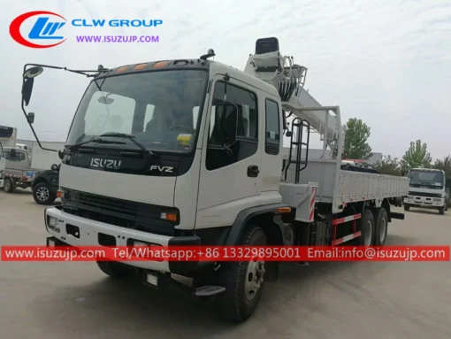 ISUZU FVZ 16t truck cranes mounted auger drill