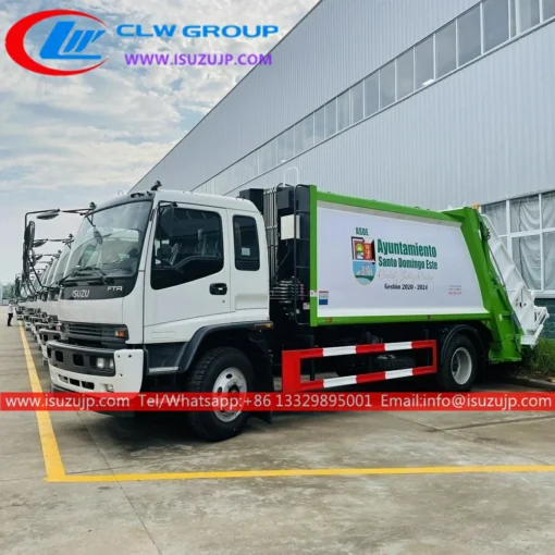 Caminhão de coleta de lixo ISUZU GIGA 10T a 12 toneladas