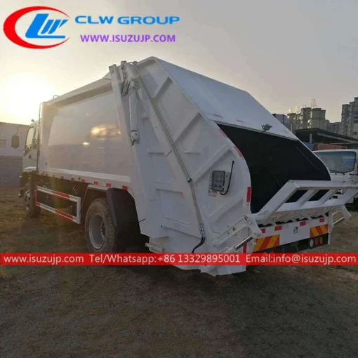 ISUZU GIGA 10T à 12 tonnes camion à ordures à chargement arrière à vendre