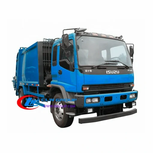 Compattatore per camion della spazzatura con caricatore posteriore ISUZU GIGA da 10T a 12 tonnellate