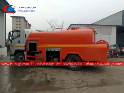 Camion de dragage d'égout ISUZU GIGA 12 tonnes