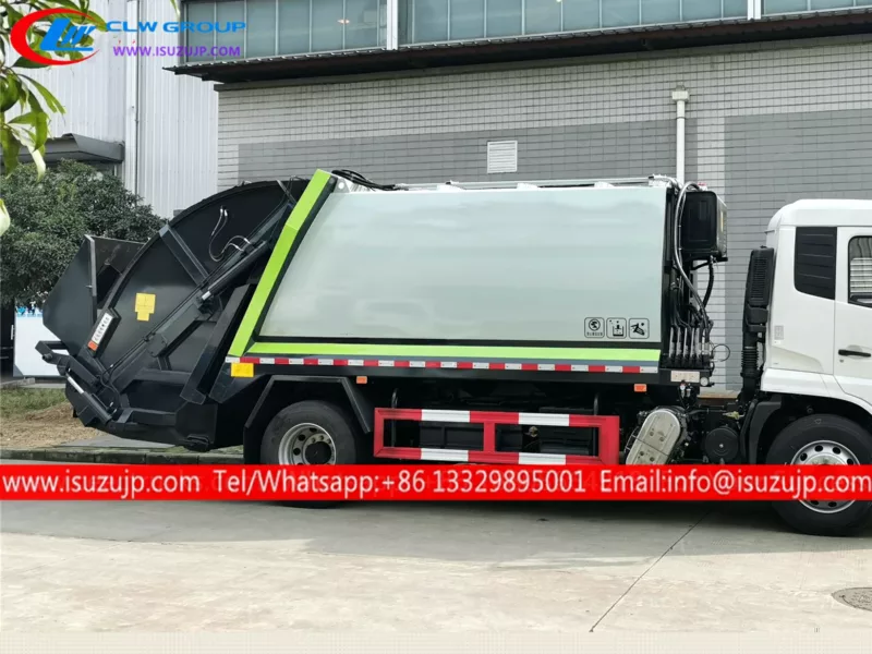 ISUZU GIGA 12m3 rear loader garbage bin truck