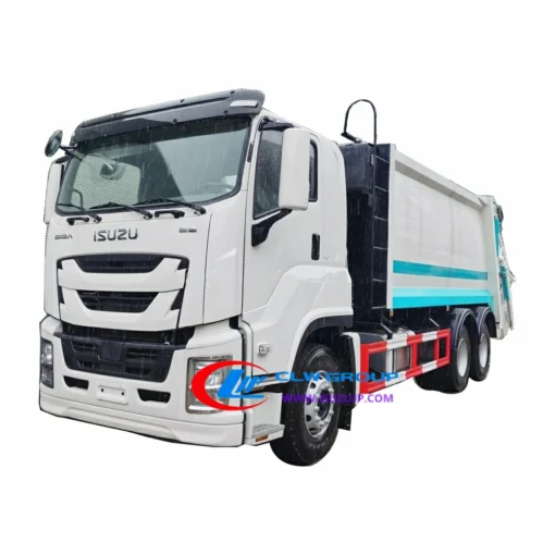 Caminhões compactadores de lixo de transferência de lixo ISUZU GIGA 16cbm