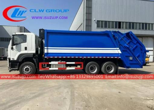 ايسوزو جيجا 18m3 شاحنة لجمع القمامة لإدارة النفايات