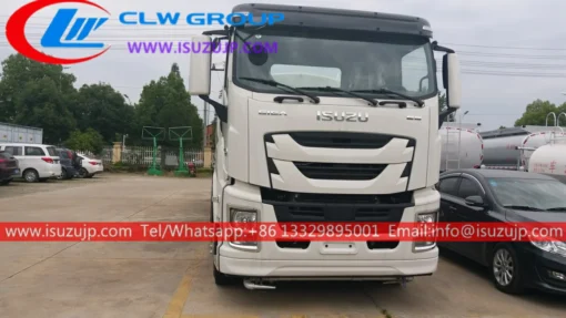 ISUZU GIGA 25000 လီတာ ဆောက်လုပ်ရေး ရေတင်ကား