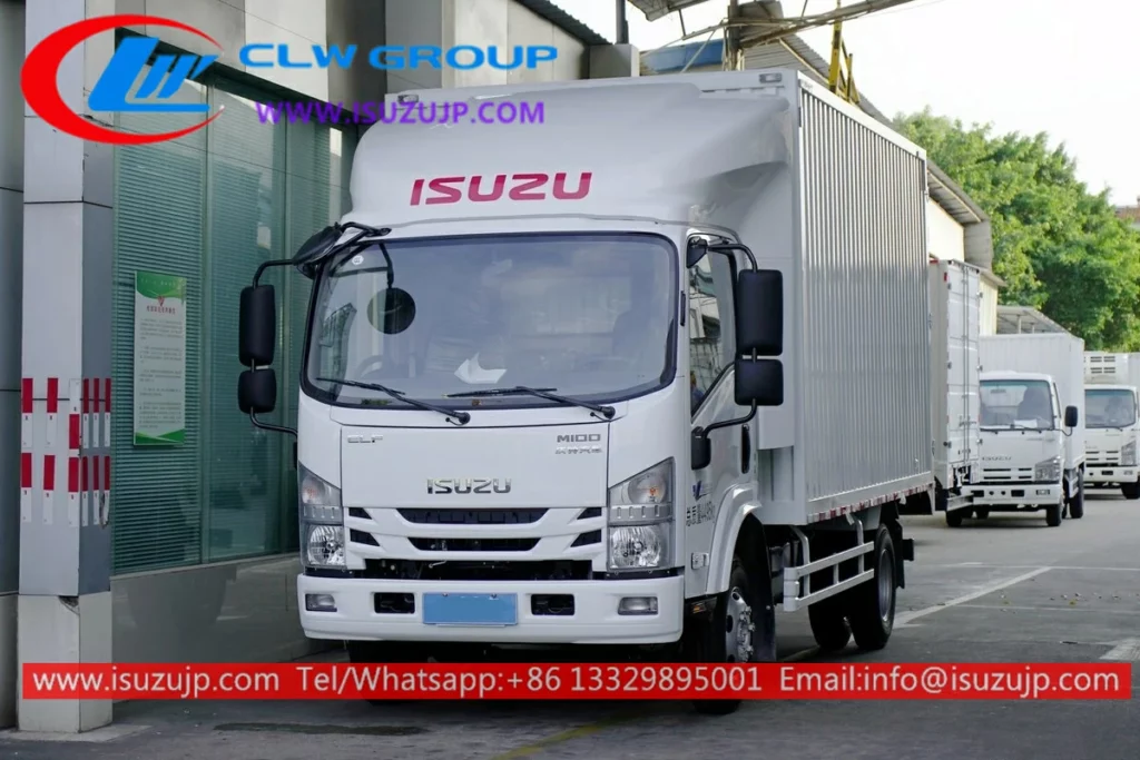 ISUZU M100 cargo box truck