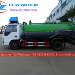 ISUZU NHR 3000L sewage vacuum tanker