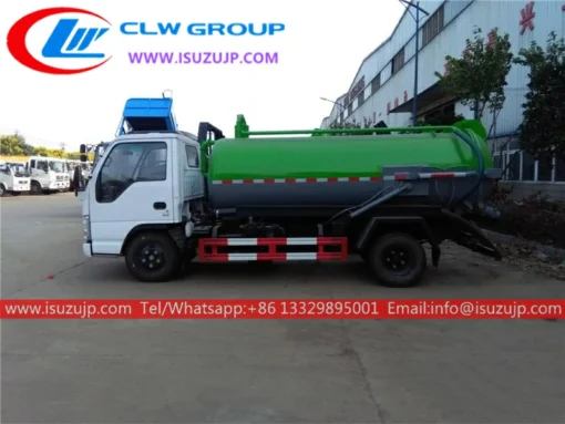 ISUZU NHR 3000L sewage vacuum tanker