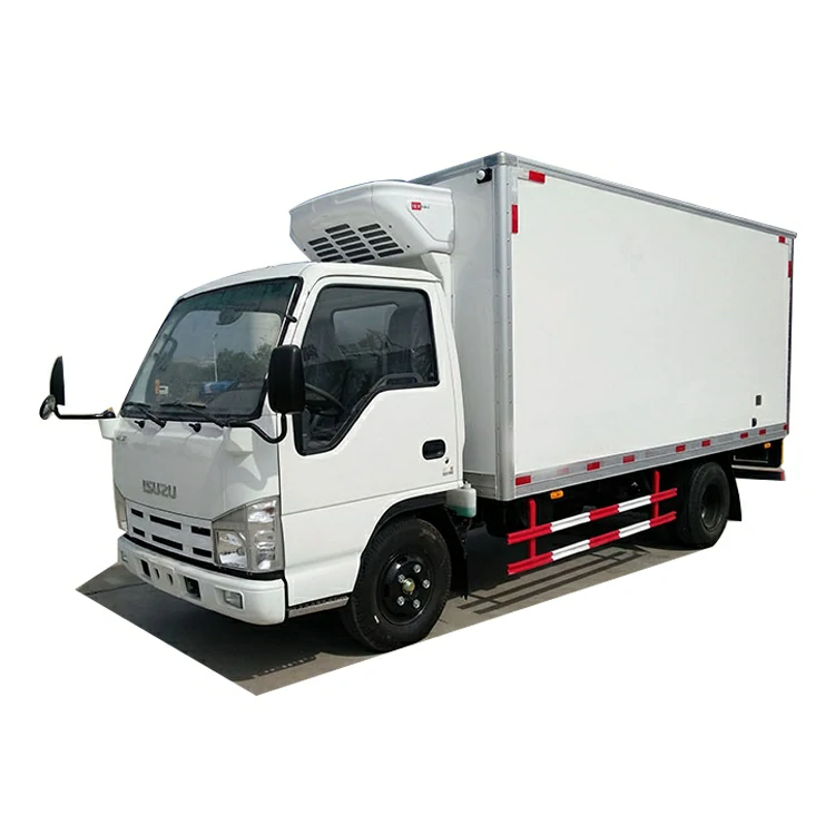 ISUZU NJR 3 ton mini refrigerator truck for frozen food transport