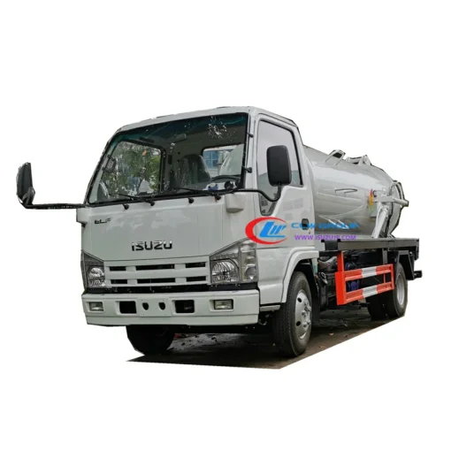 ايسوزو NJR 4cbm فراغ شاحنة الصرف الصحي