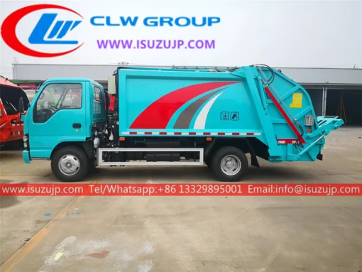 Caminhão compactador de lixo ISUZU NKR de 5 toneladas