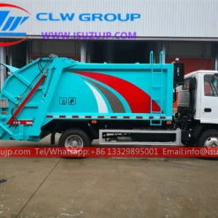 ISUZU NKR 5 ton trash compactor truck