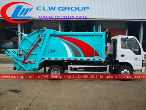 ISUZU NKR 5 toneladang trash compactor truck