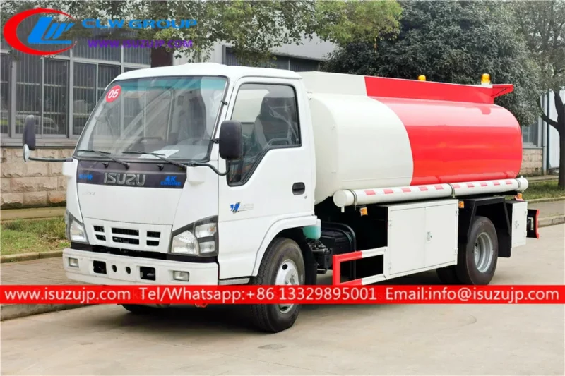 ISUZU NKR 5m3 small fuel truck for sale