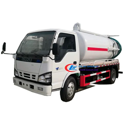 ISUZU NKR 6000L 진공 하수 흡입 트럭