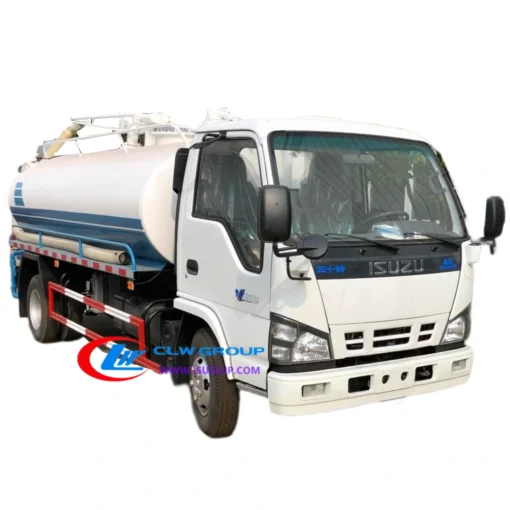 ISUZU NKR 6000liters Fecal স্তন্যপান ট্রাক