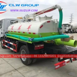 ISUZU NKR 6000liters sewage evacuation truck