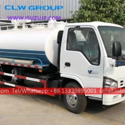 ISUZU NKR 6000liters sewer cleaning truck for sale