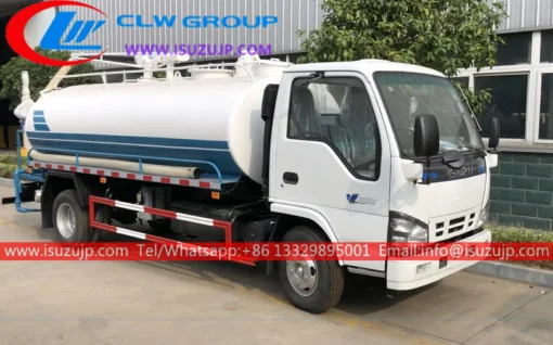 ISUZU NKR 6000liters sewer cleaning truck para sa pagbebenta