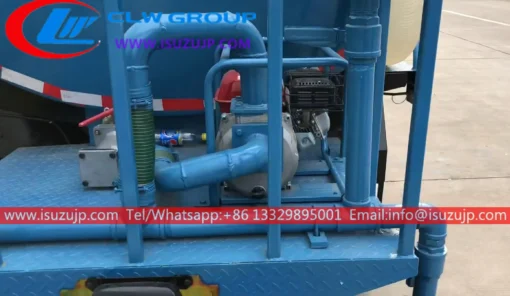ISUZU NKR 6000liters sewer tanker truck