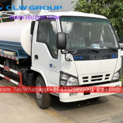 ISUZU NKR 6000liters vacuum sewage truck