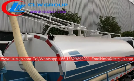 ISUZU NKR 6000liters wastewater vacuum truck