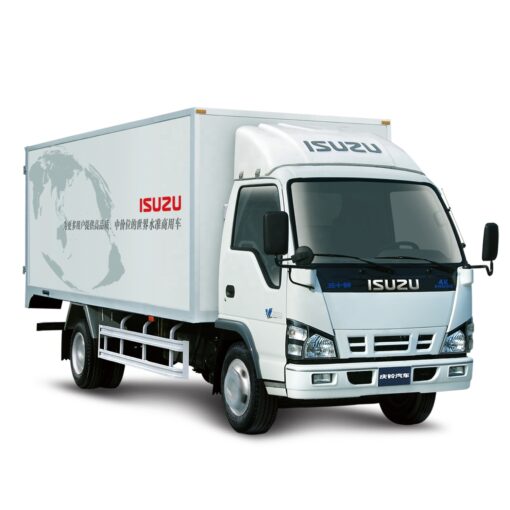 ISUZU NKR 6t truk kotak van plat dingin