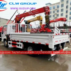 ISUZU NKR small 3 ton self loader crane