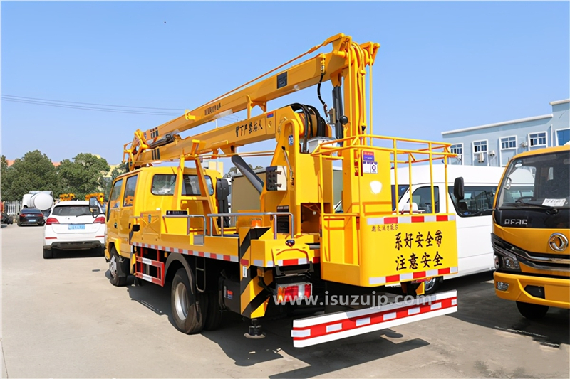 ISUZU NLR bucket truck aerial working platform