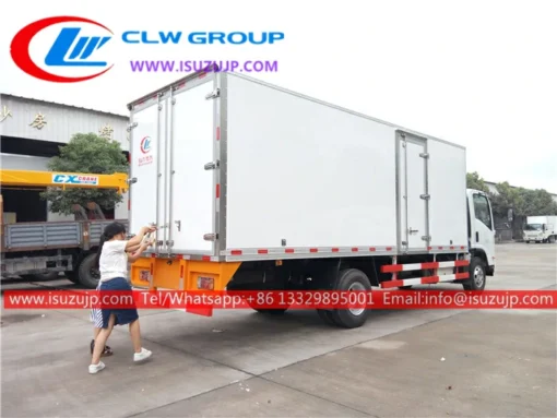 ISUZU NPR 30m3 refrigerated box truck for sale