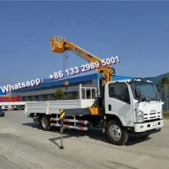 ISUZU NPR 6 ton mobile truck crane