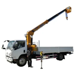 ISUZU NPR 6 ton xcmg truck mounted crane sale