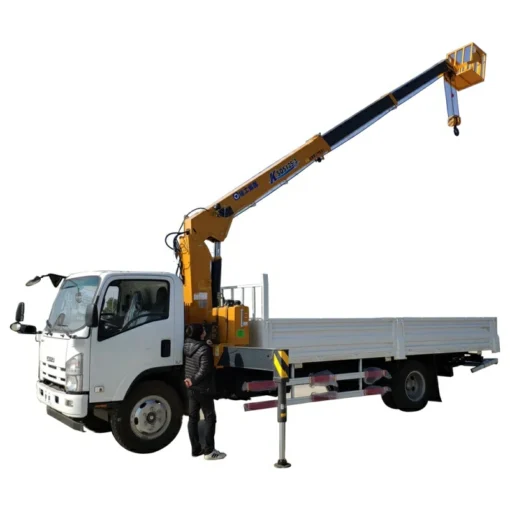 ISUZU NPR 6 toneladang xcmg trak na naka-mount na pagbebenta ng crane