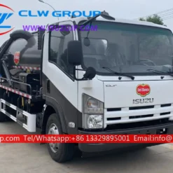 ISUZU NPR 8000L sewage pump truck