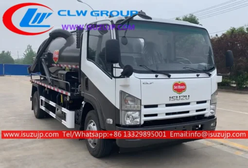 ISUZU NPR 8000L sewage pump truck