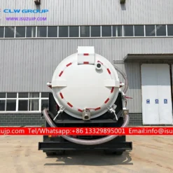 ISUZU Stainless steel sewer tank vehicle