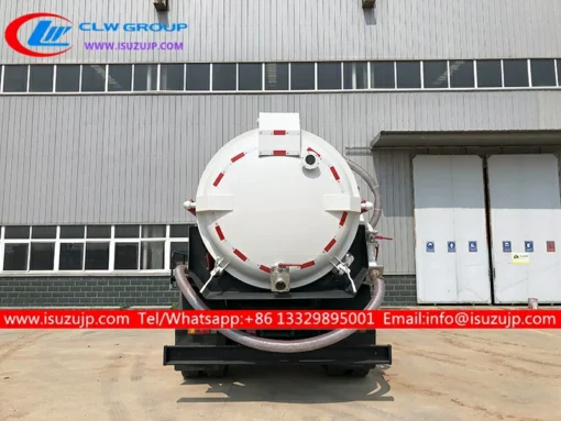 ISUZU Stainless steel sewer tank vehicle