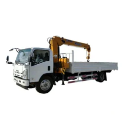 ISUZU dump truck with crane for sale