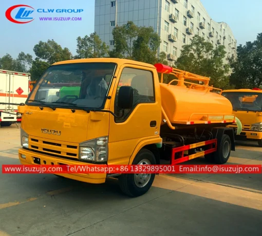 ISUZU মিনি 5cbm সেপটিক ট্যাঙ্কার