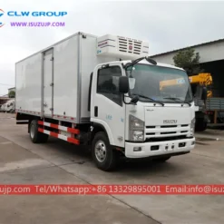 ISUZU refrigerated truck for frozen food transport