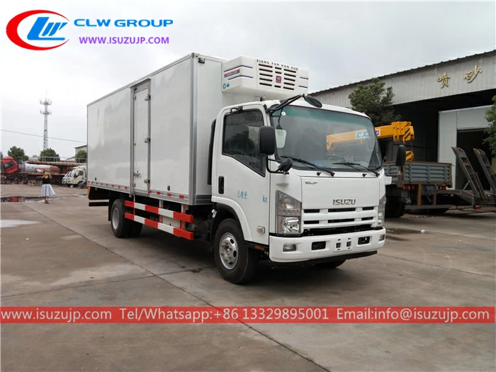 ISUZU M600 16cbm refrigerator box frozen food truck for transportation meat and fish