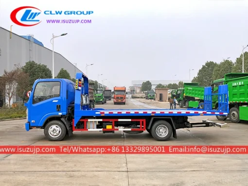 ISUZU small full landed type tow truck