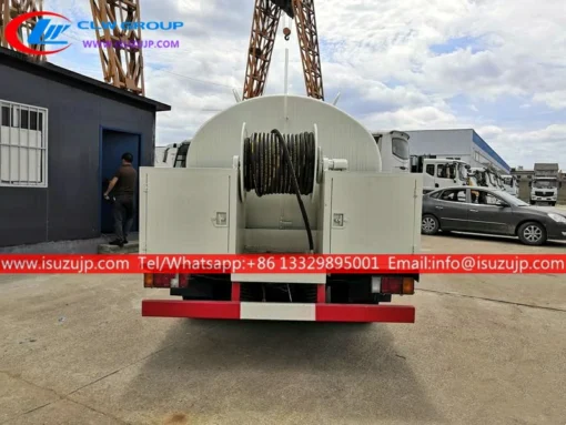 ISUZU small sewer cleaning truck