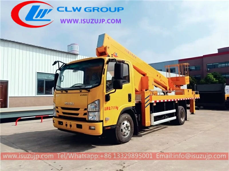 Isuzu 25 meters Telescopic Boom Aerial platform truck