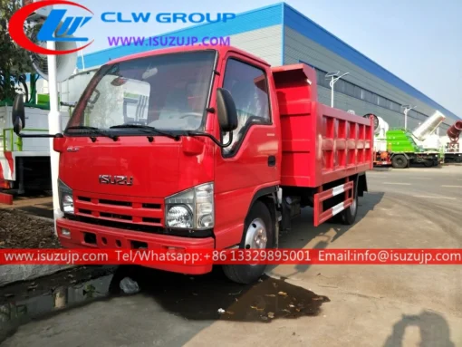 Isuzu camions à benne basculante légers de 3 tonnes à vendre