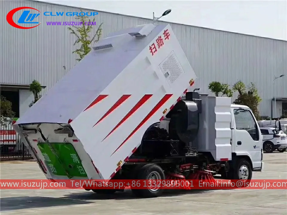 Isuzu 5cbm vacuum sweeper truck