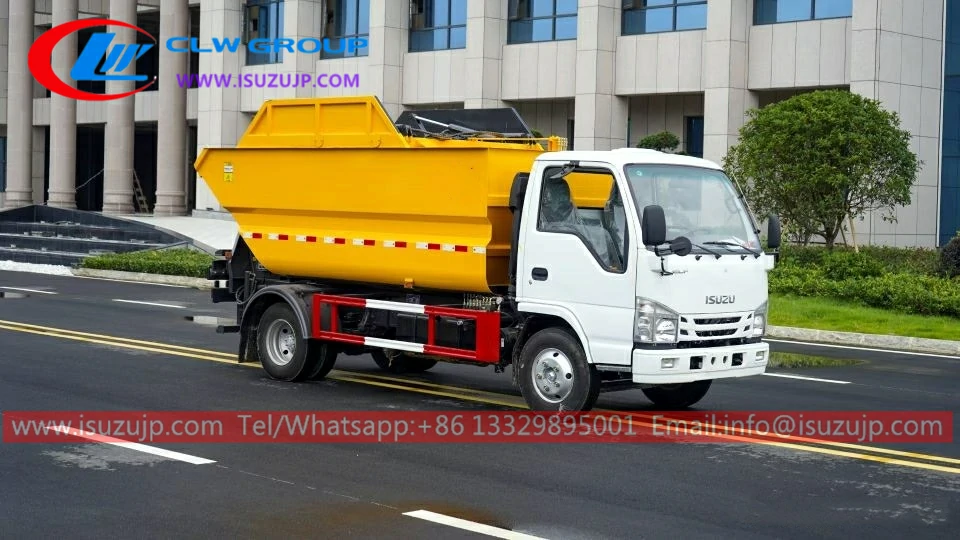 Isuzu 5m3 non-leakage compactor garbage truck